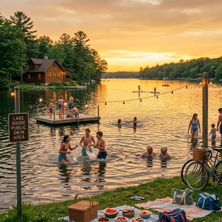 Swim at a Public Lake, River, or Lido