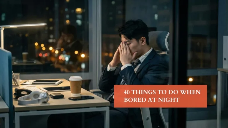 Things To Do When Bored At Night 40 Ideas That Work Better